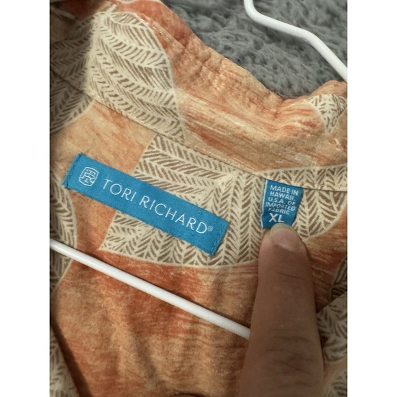 Tori Richard Short Sleeve Hawaiian‎ AOP Camp Shirt - Men's Size XL Button Up - Picture 2 of 5